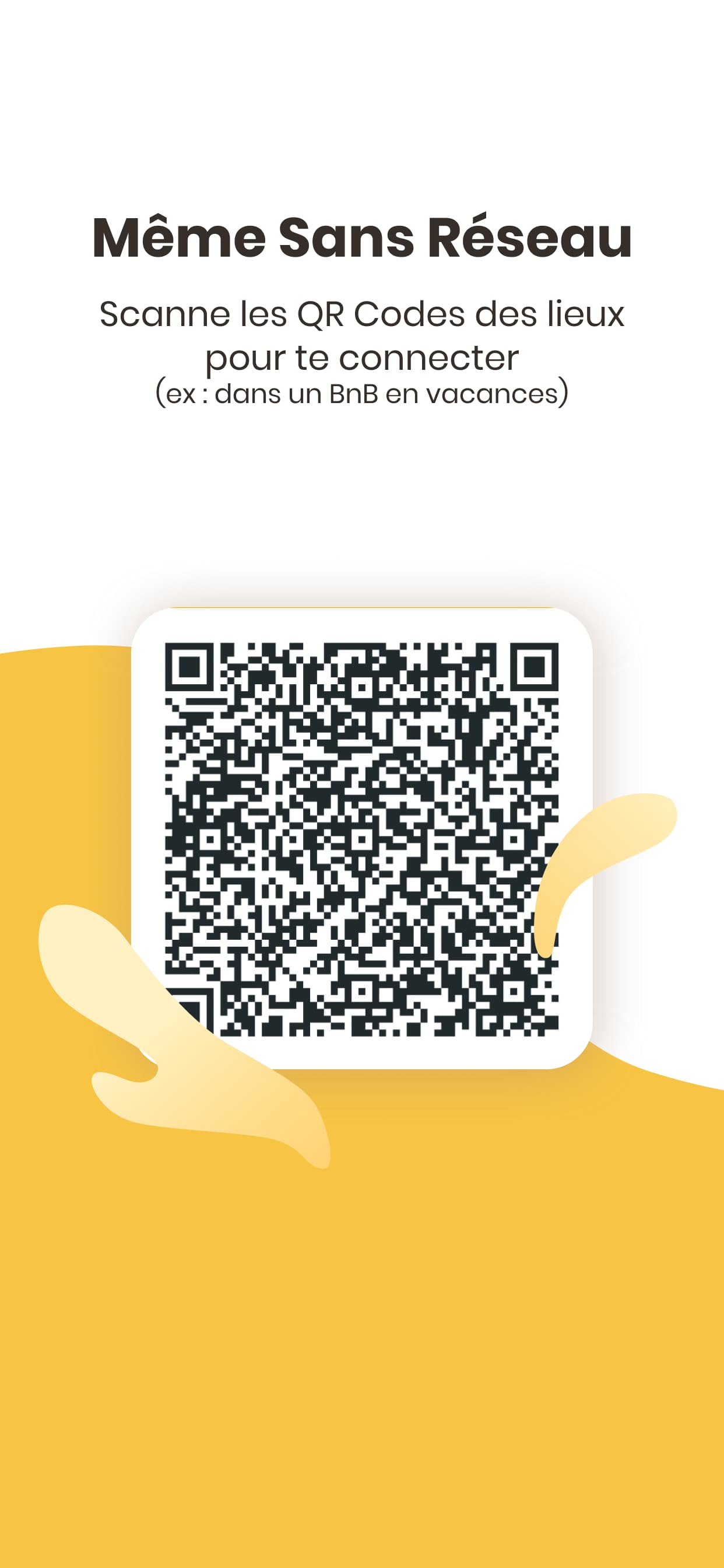 Application mobile de connexion Wi-Fi — BeWifi, capture 3